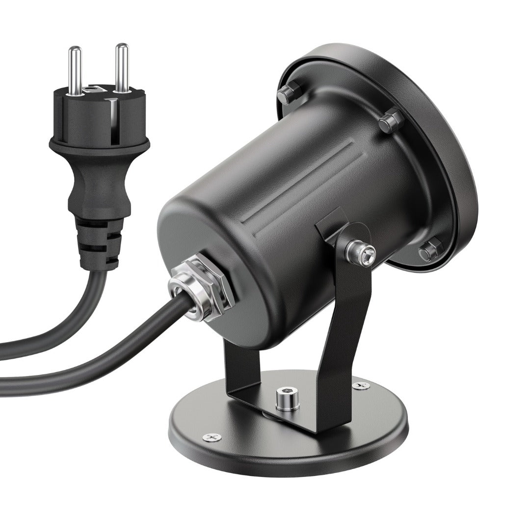230V tuinspot - GU10 fitting - Verstelbaar - Met stekker en prikpen