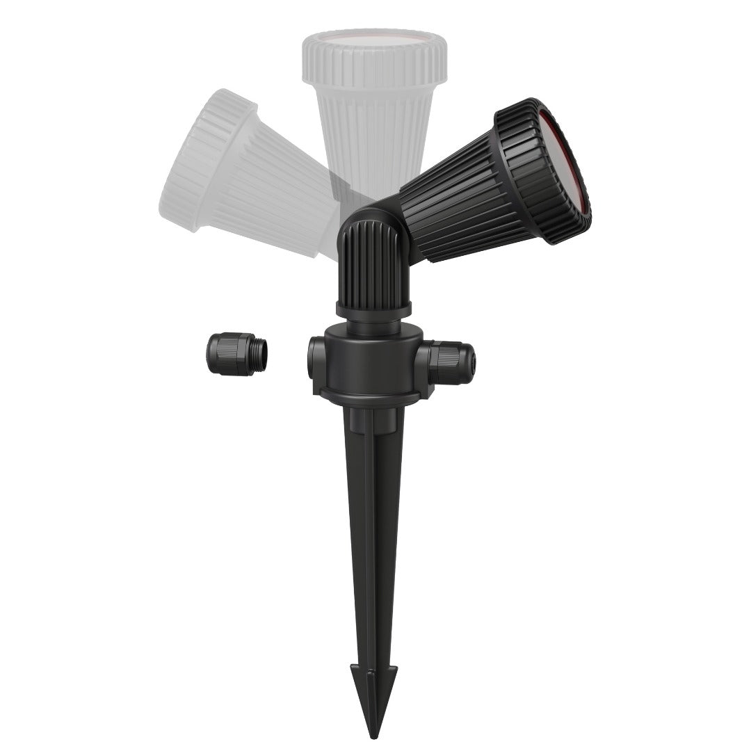 230V grondspot - GU10 fitting - 15 Watt - 390mm - Draaibaar