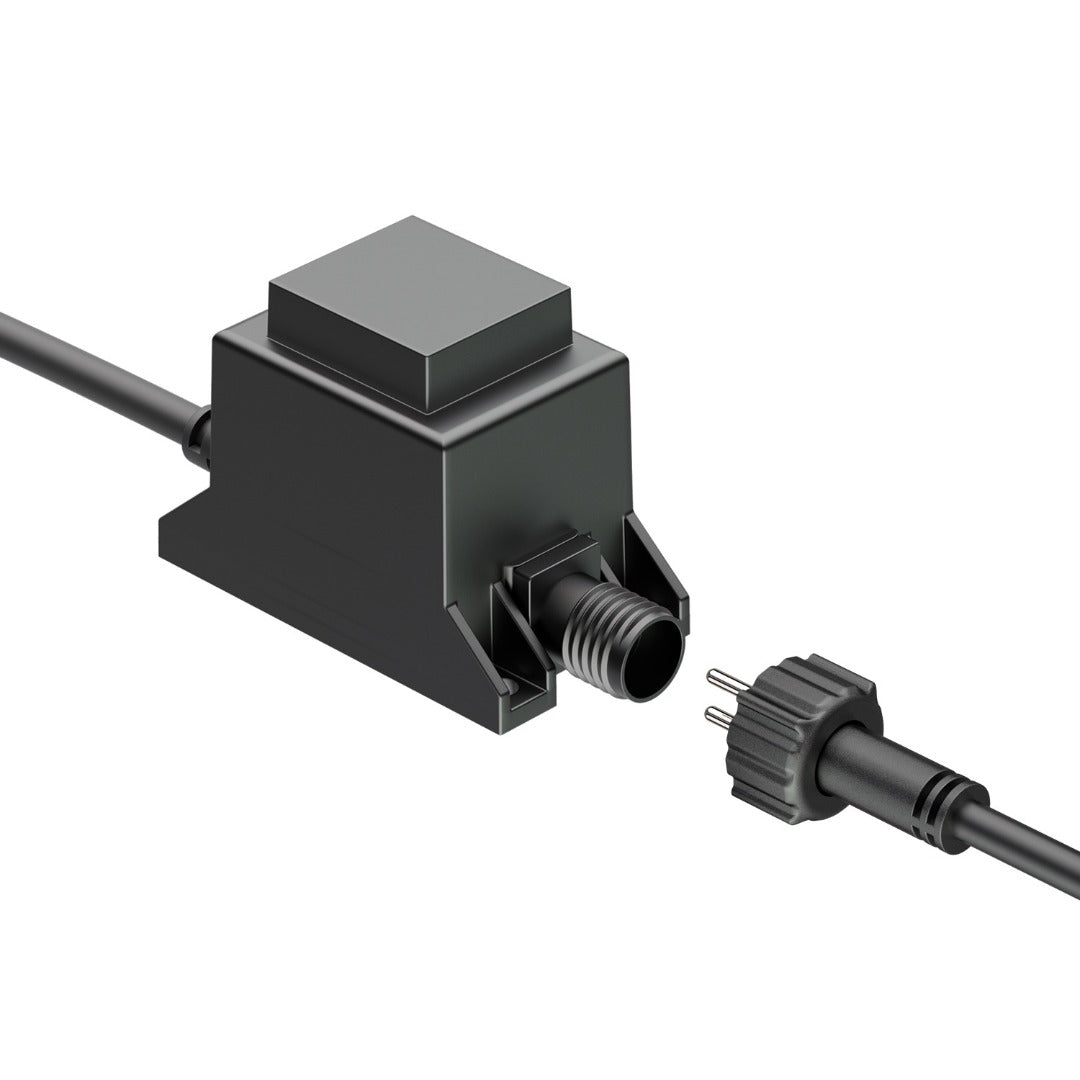 LED terrasverlichting inbouw - 40mm - 12V - Warm wit - Zwart