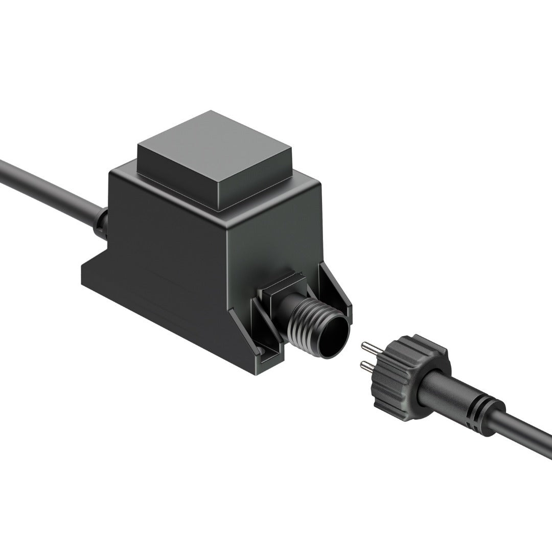 LED terrasverlichting rond - 40mm - 12V - Warm wit - Zilver