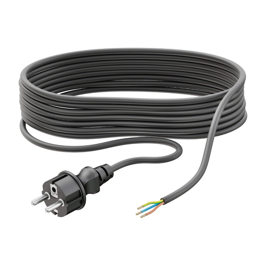 Neopreen buiten kabel 5 meter - 3x 0.75mm met stekker