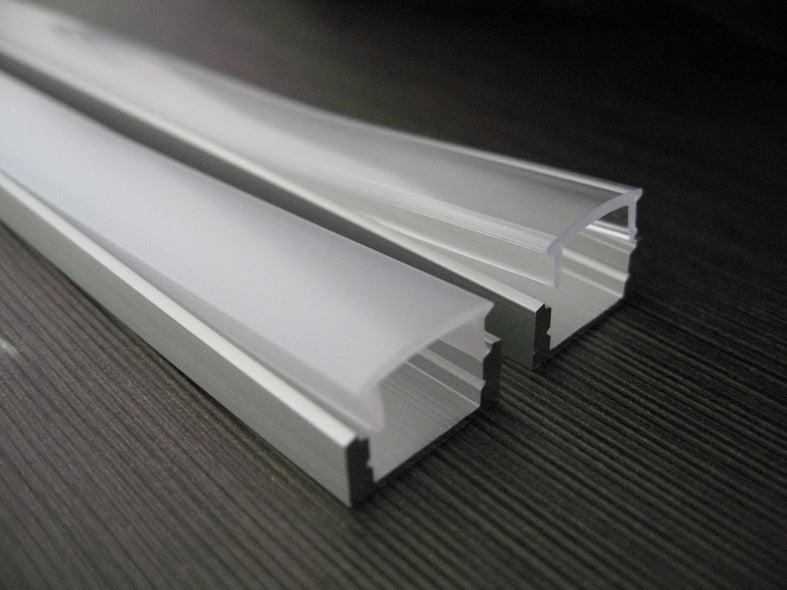 1 meter diffuser voor LED profiel