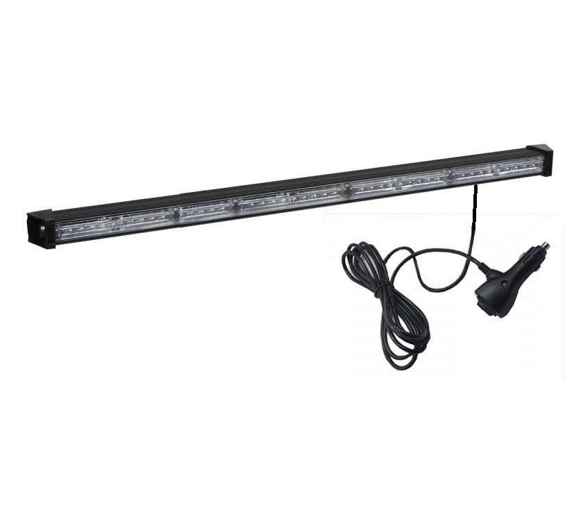 90cm LED bar flitser - ORANJE - R65 R10 - zwaailicht met schakelaar