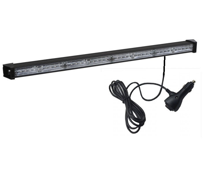 60cm LED bar flitser - ORANJE - R65 R10 - zwaailicht met schakelaar