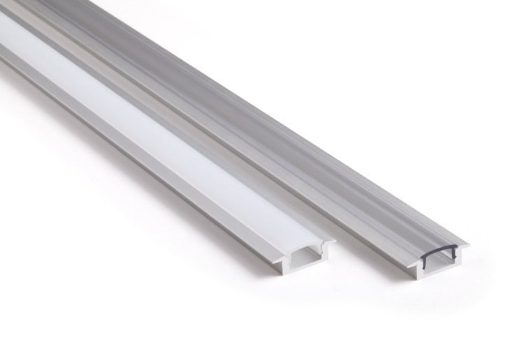 LED Profiel 2,5 meter - inbouw 7mm - plat model