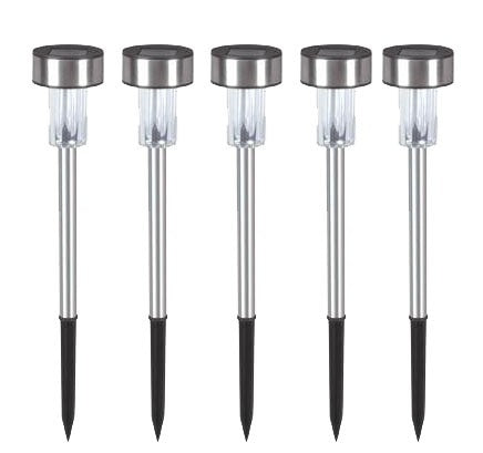 LED tuinverlichting op zonne energie - RGB - Set van 5