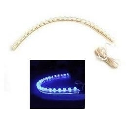 24-LED Strip Flexibele Grill Verlichting - BLAUW