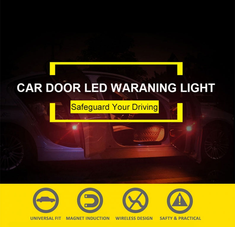 Auto Deur LED Waarschuwings Licht - Set van 2 - Oranje
