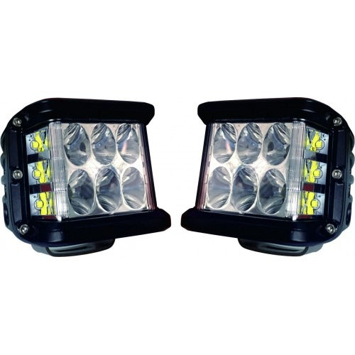 LED SPOT - 9 Led - 25 Watt - Cube - Set 2 stuks