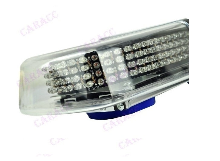 ORANJE/WIT dak zwaailicht 240 LED - magneet bevestiging