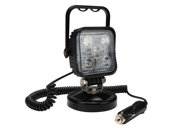 LED SPOT - 5 x 3 watt - front light - Neutraal Wit - OFF-ROAD - Square - Magnetisch