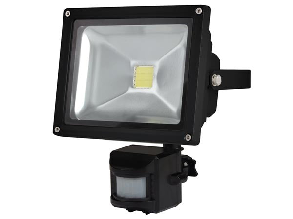 20W LED / PIR schijnwerper Warm wit