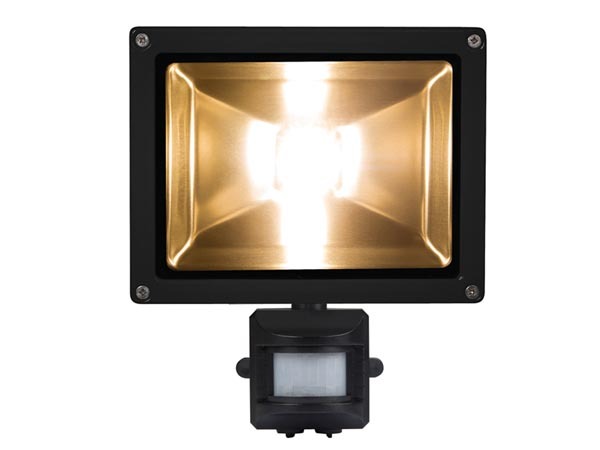20W LED / PIR schijnwerper Warm wit