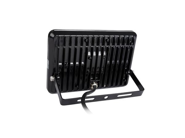 DESIGN LED-SCHIJNWERPER - 30 W, WARMWIT - ZWART