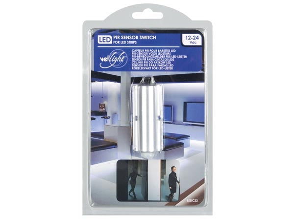 PIR sensor voor led strips - 12 tot 24V