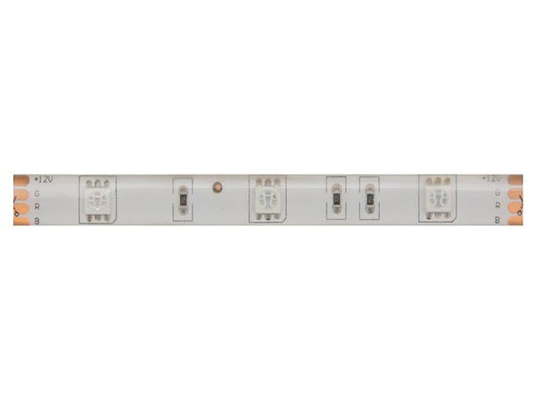 5 meter IP61 LED strip - RGB - Muziekgestuurd - Complete set - Inkortbaar
