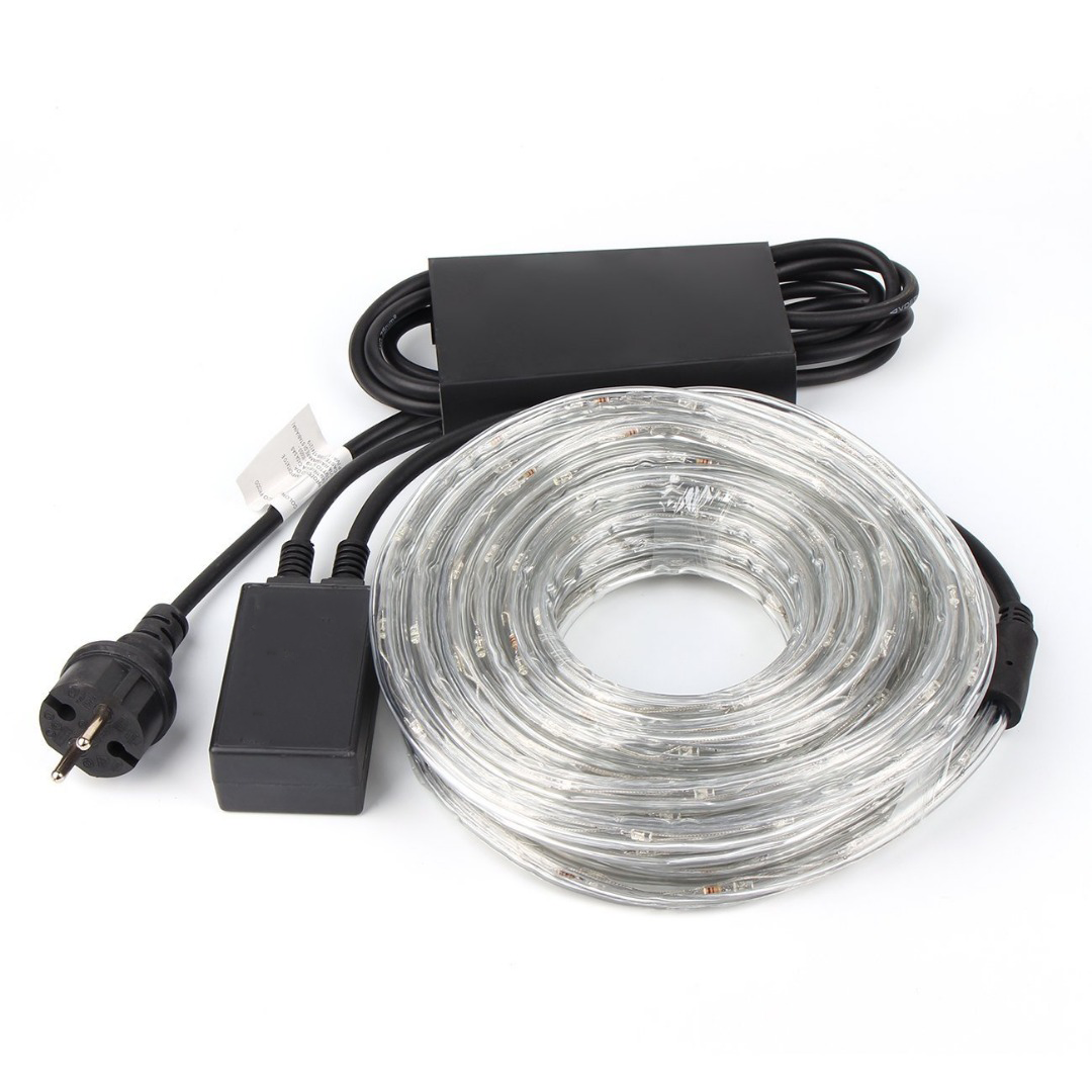 LED lichtslang - 9m - 324 LED - Geel - inkortbaar