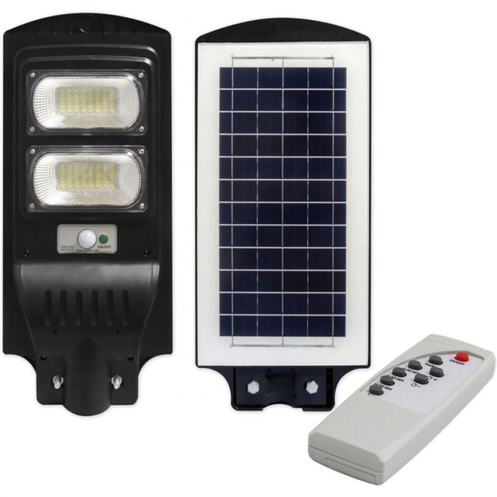 100W solar straatlantaarn - 96 LED - 2000 Lumen