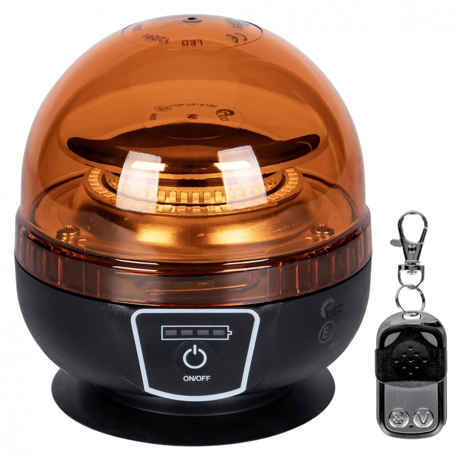 LED-flitslamp met magneet - afstandsbediening - R10 en IP65