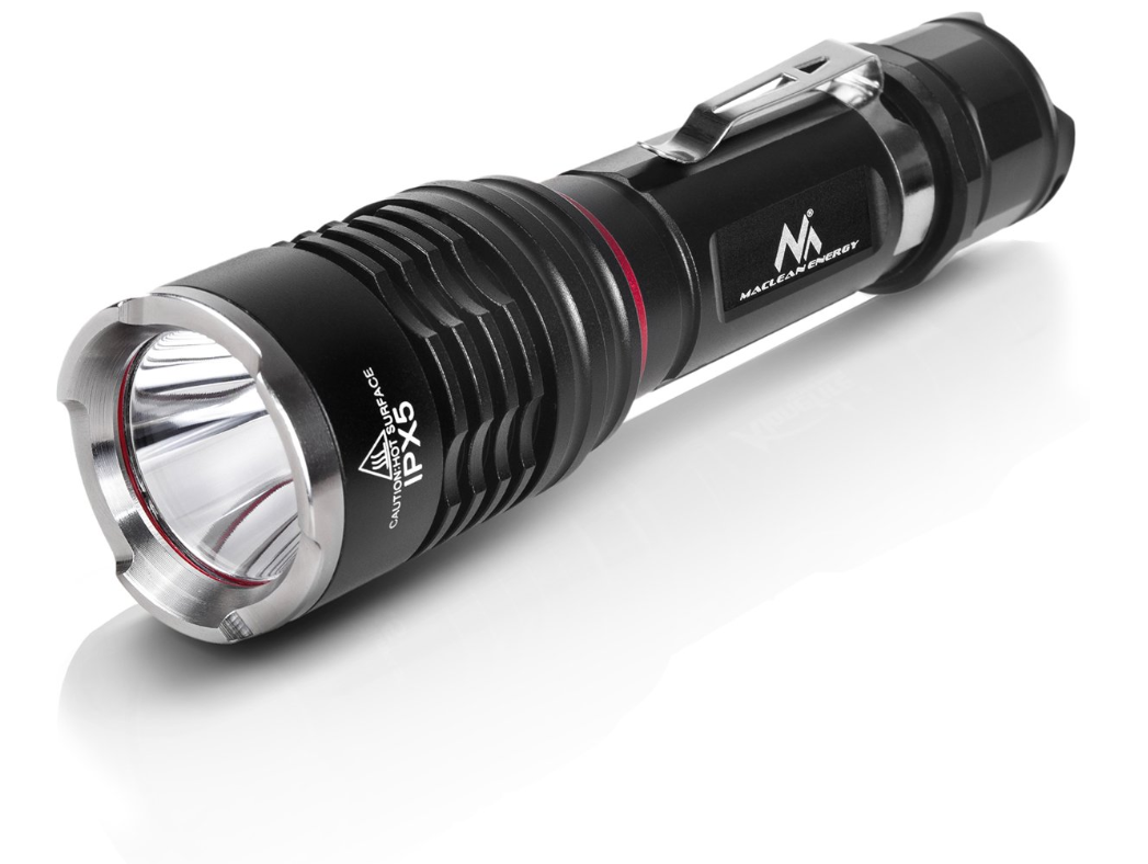 LED zaklamp - 900 lumen - USB oplaadbaar met fietshouder - MCE220