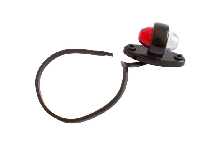LED markerings lamp Rood/WIT - 12/24V
