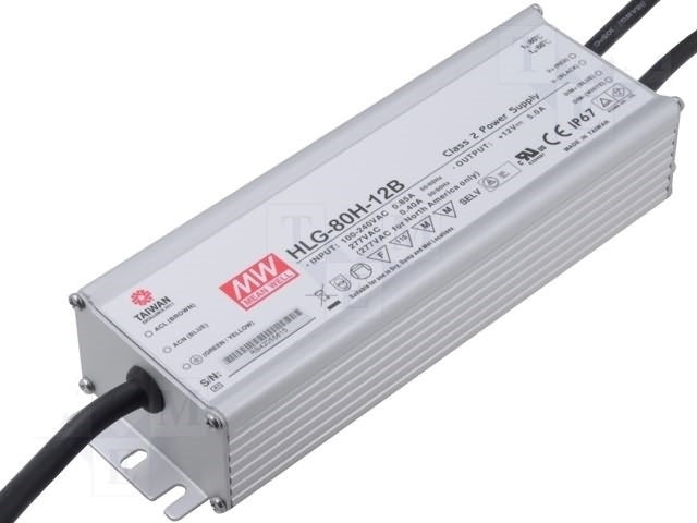 LED driver IP67 transformator 12v 5A 60W-Mean Well