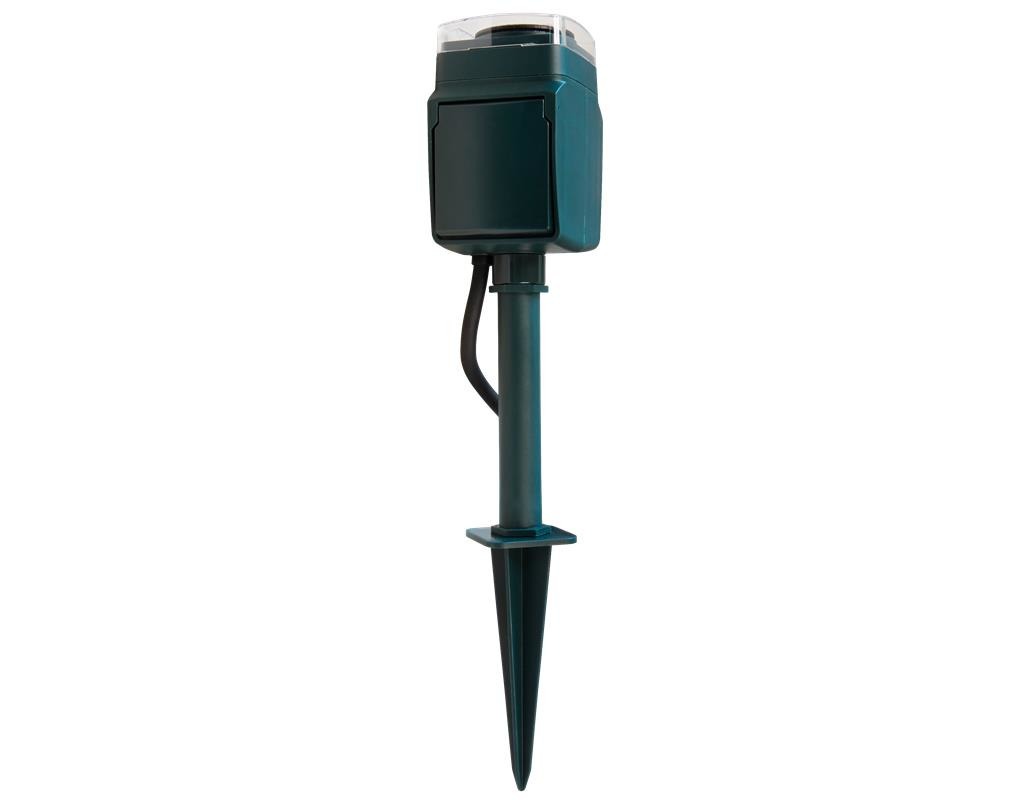 Tuincontactdoos - 2-voudig + timer
