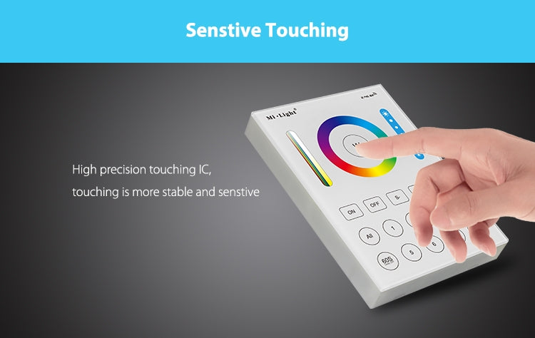 8-Zone RGB+CCT Smart Panel Remote Controller - B8 Mi-light 2.0
