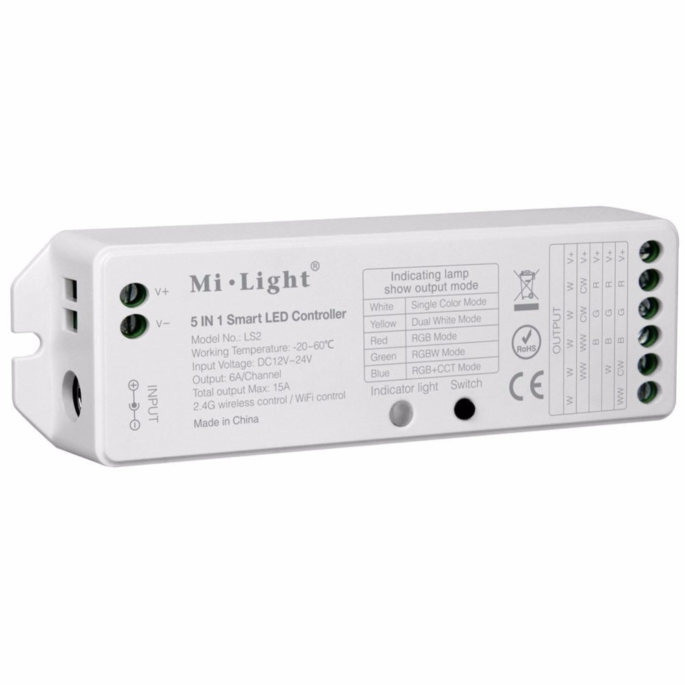 8-Zone Smart Receiver 5-in-1 2.4GHz LED Ontvanger - LS2 Mi-light 2.0