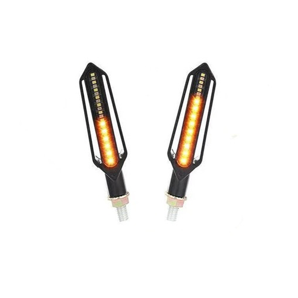 Dynamische motor richtingaanwijzers + dagrijverlichting - 24 LEDs - 2 stuks