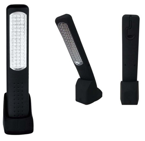Oplaadbare LED accu looplamp incl. laadstation 12/230V