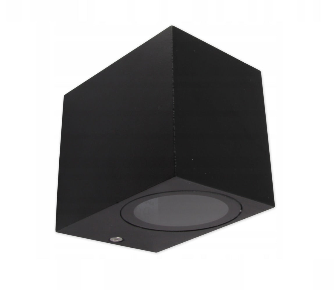 Tuin Lamp Boston Zwart Vierkant - GU10 - Short