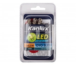 LED mini spotverlichting - set 5 stuks - 7000K koud wit