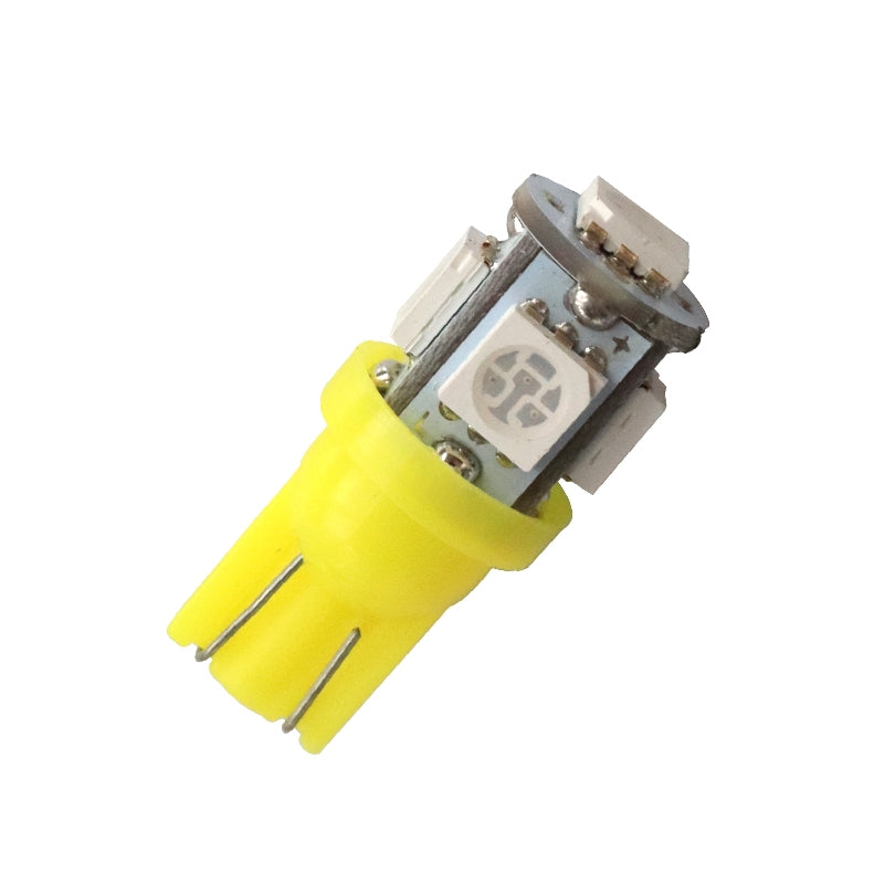 T10 - 24 volt - 5 LED - 5050 SMD - ORANJE