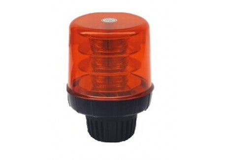 ORANJE zwaailicht SQUARE - 18x3W LED - R10 / R65 - E keurmerk - Snel Schroef Beugel Bevestiging