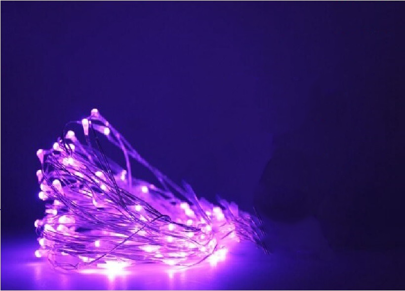 5 meter - Paars - LED verlichting - 12 volt - ultra dun
