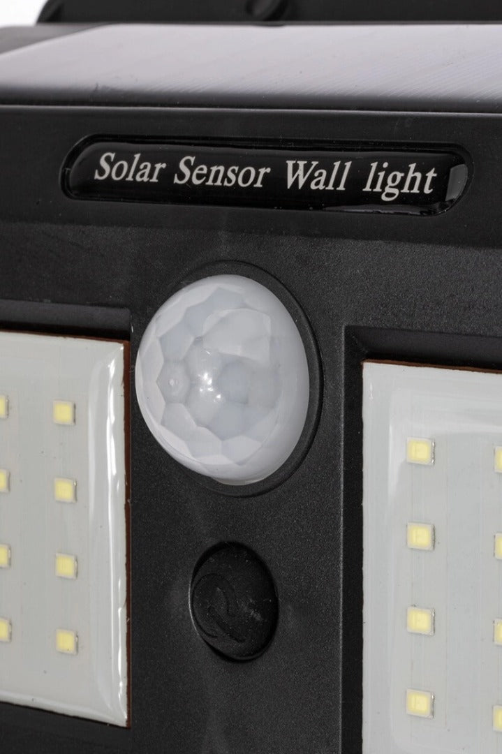 Solar LED wandlamp - 40 LED - Met beweging + schemersensor