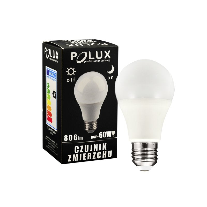 LED-lamp Schemerschakelaar E27 3000K 806lm 10W