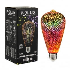 Filament LED-lamp E27 3,5 Watt - ST64 3D Color