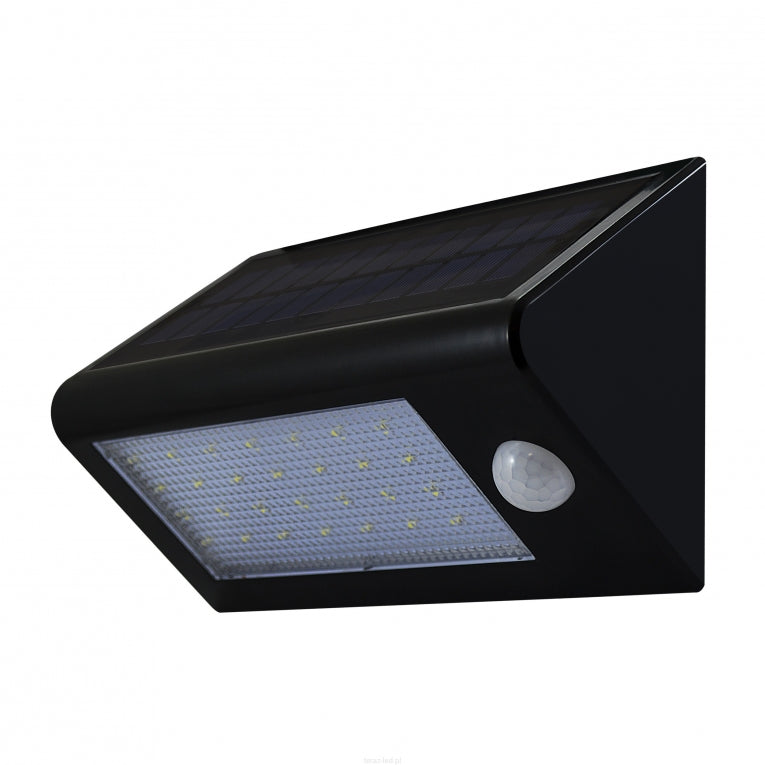 Solar Buitenlamp - LED 6400K 400lm - Polux Buiten Verlichting - Bewegingssensor