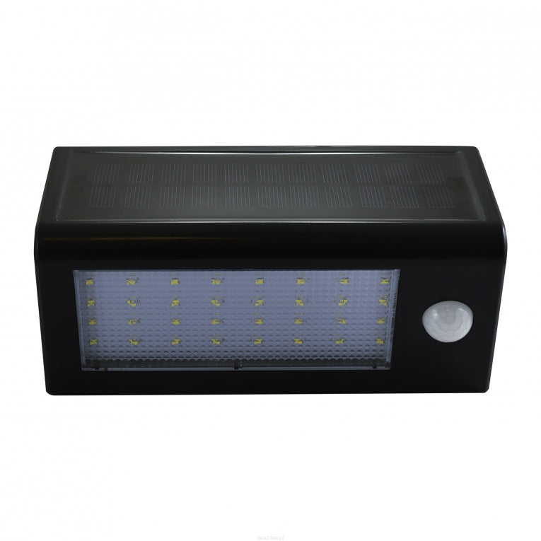 Solar Buitenlamp - LED 6400K 400lm - Polux Buiten Verlichting - Bewegingssensor