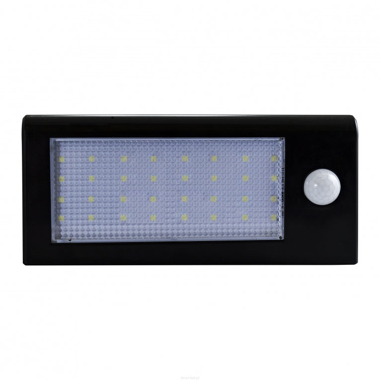 Solar Buitenlamp - LED 6400K 400lm - Polux Buiten Verlichting - Bewegingssensor