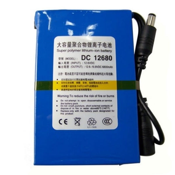 LED strip powerbank 12v 6,8A accu + lader - Blauw