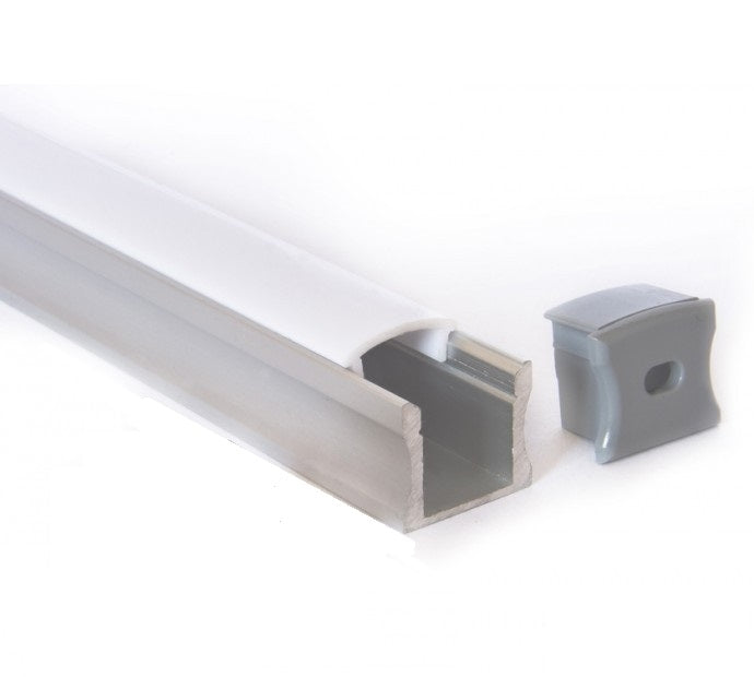 LED Profiel 1 meter - 15mm hoog - u-profiel