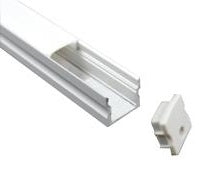 LED Profiel 1 meter - 15mm hoog - u-profiel