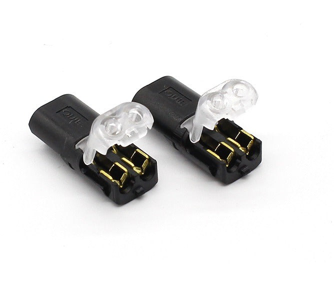 Quick kabel connector - twee aderig - set 2 stuks