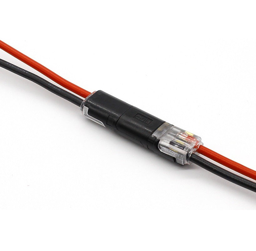 Quick kabel connector - twee aderig - set 2 stuks