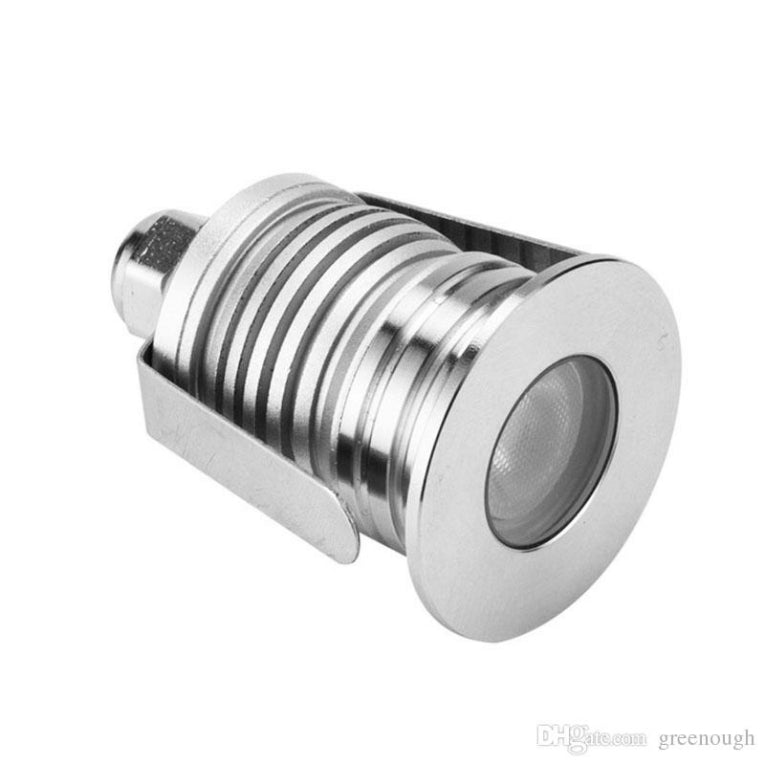 OP=OP LED spot - compleet armatuur - RVS - rond - warm wit