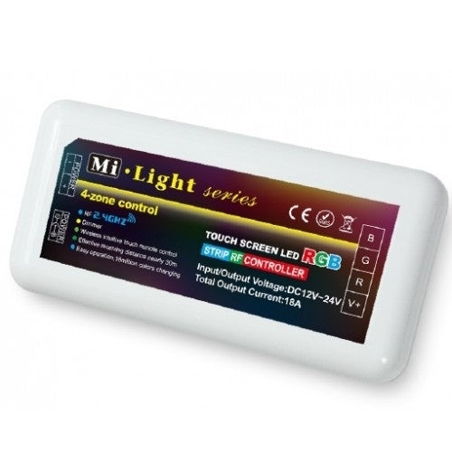 4-zone RGB ledstrip touch RF receiver