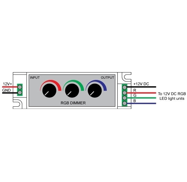 RGB 3 kanaals-dimmer